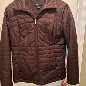 Brown lands end jacket